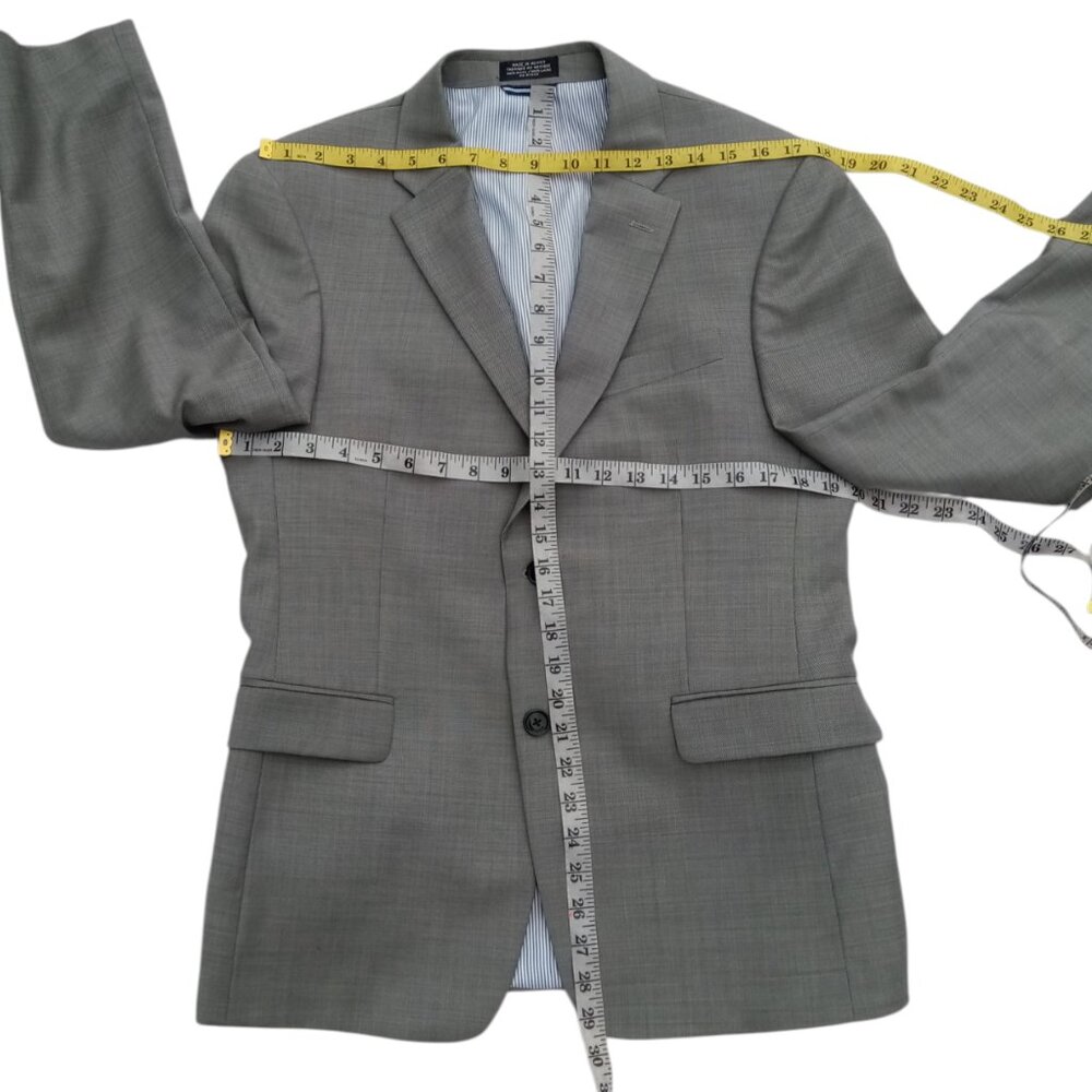 Tommy Hilfiger worsted wool gray blazer sz 38 - Picture 13 of 14